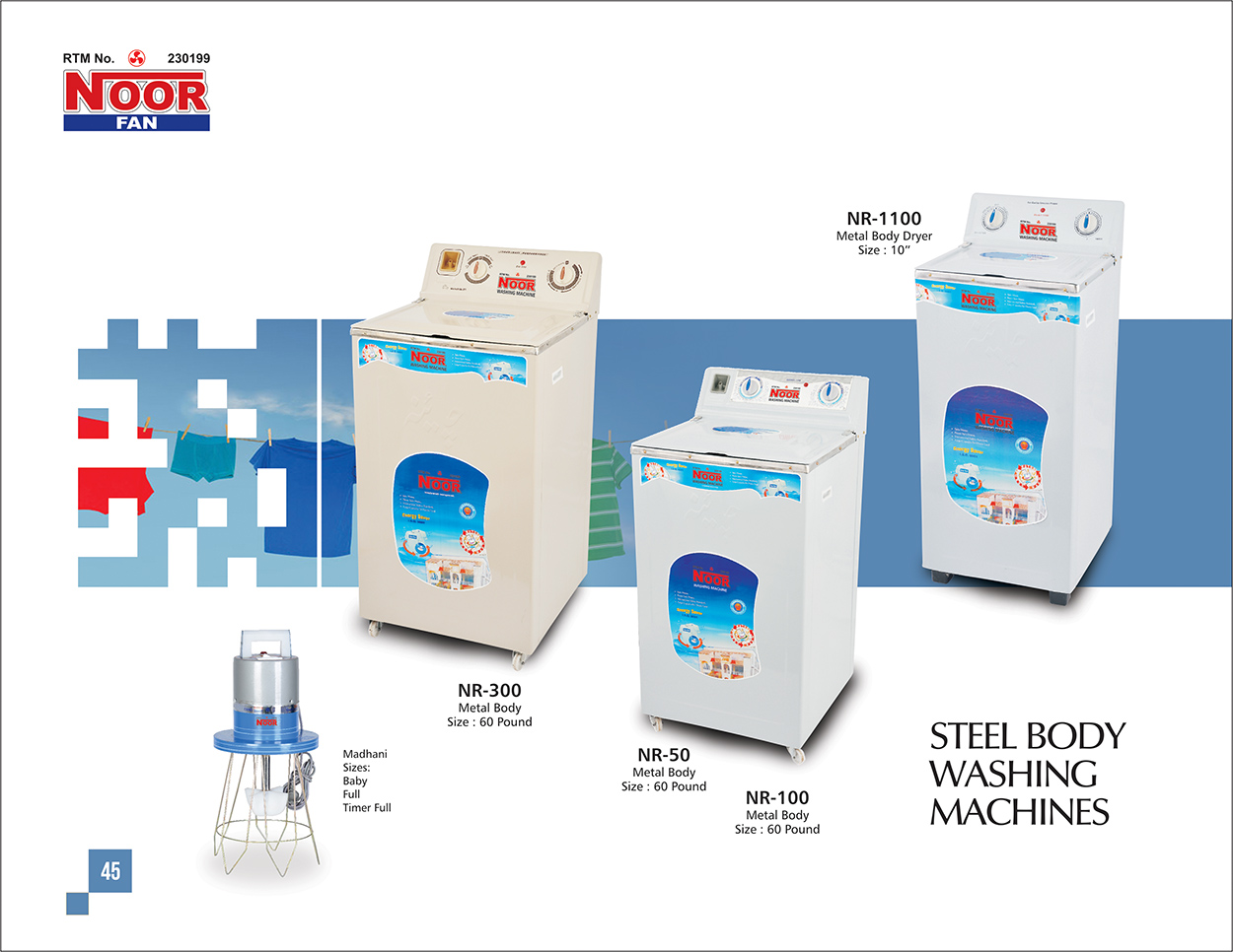 50 Metal Body Washing Machine - Y-300 - Image 1